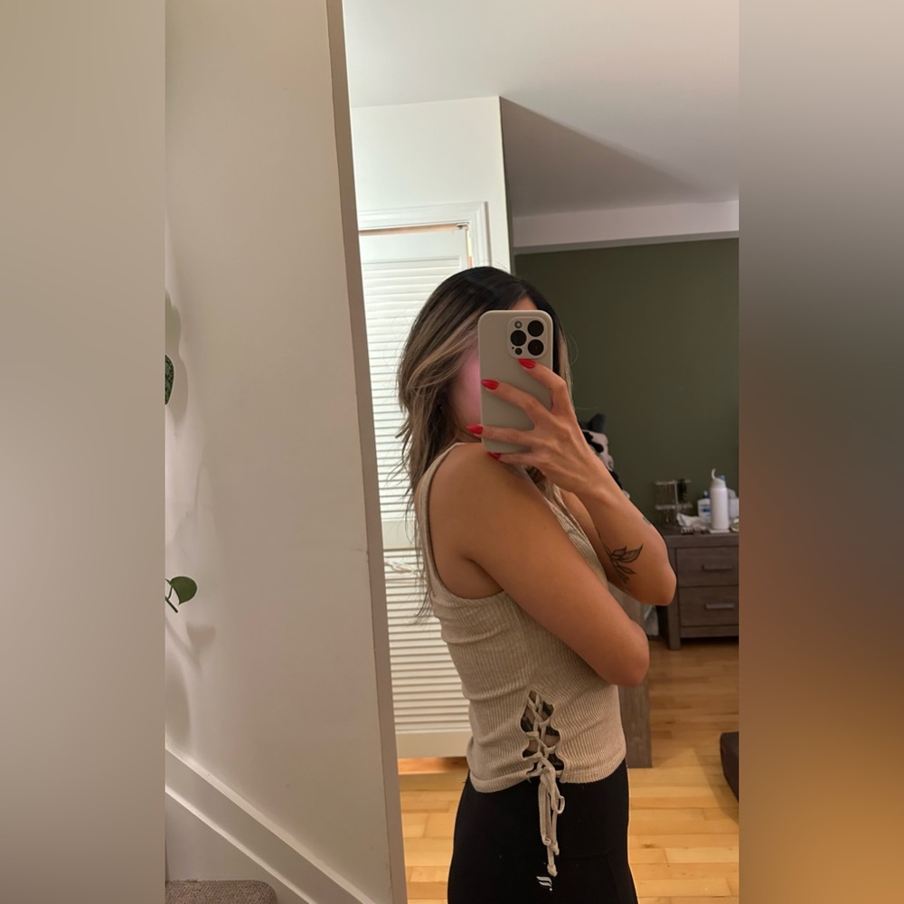 Beige Urban Outfitters Tank - Size M